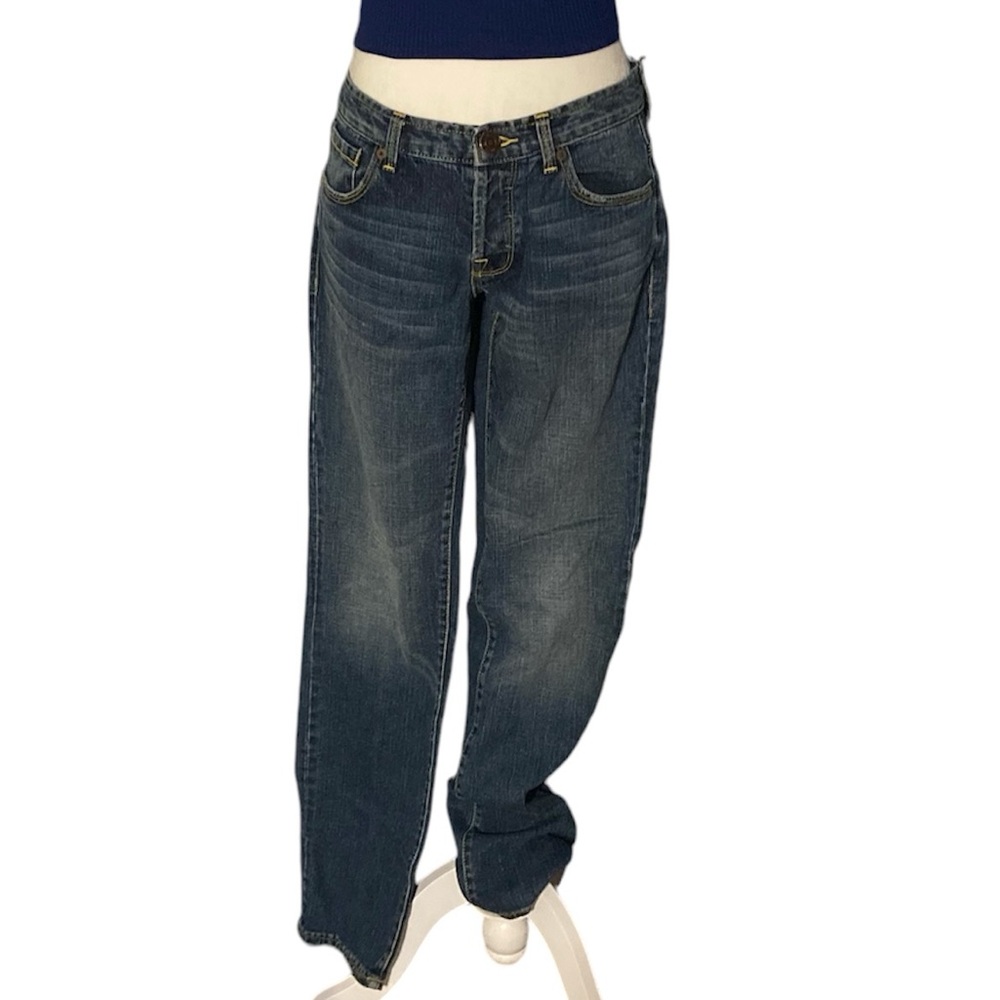 Londonjean nondistressed button down blue jeans